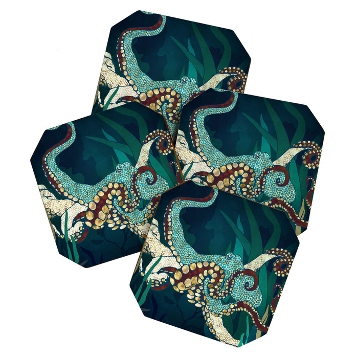 Metallic Octopus V Coaster Gallery Image 1