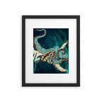 Metallic Octopus V Framed Art Print Gallery Image 6