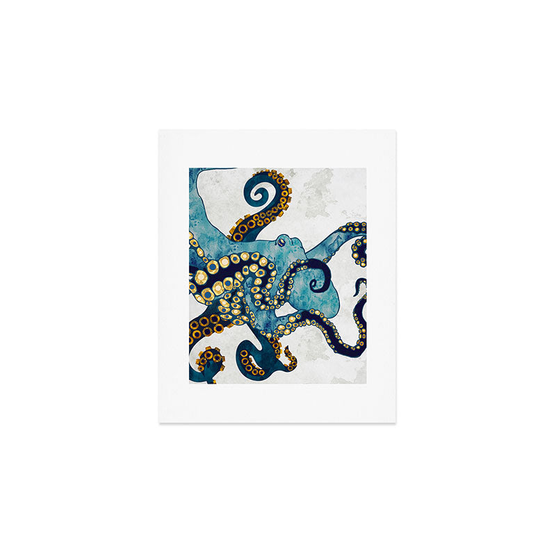 Metallic Octopus VI Art Print Gallery Image 1