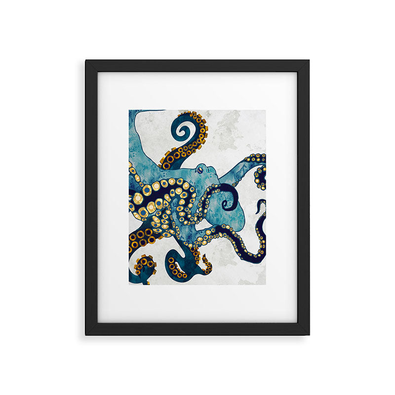 Metallic Octopus VI Framed Art Print Gallery Image 1