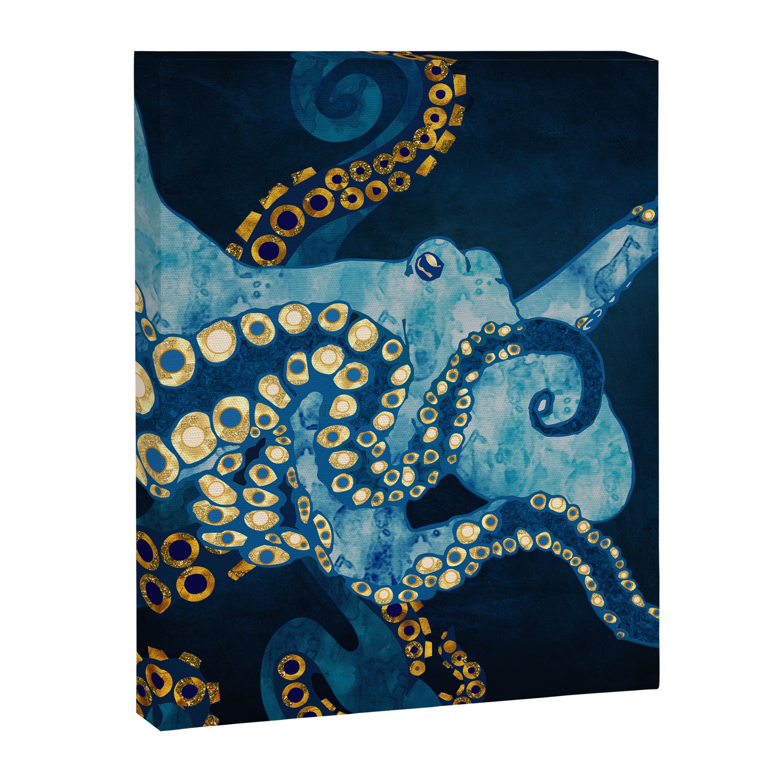 Metallic Octopus VII Canvas Print Gallery Image 8