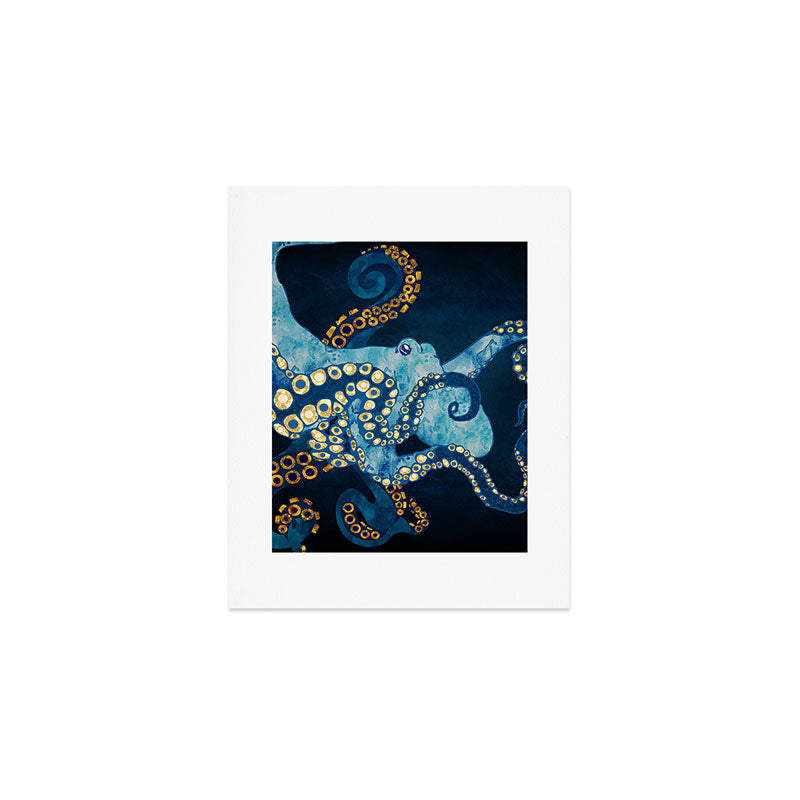 Metallic Octopus VII Art Print Gallery Image 1