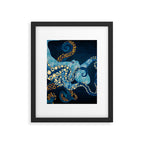Metallic Octopus VII Framed Art Print Gallery Image 4