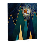 Metallic Peaks Canvas Print Gallery Image 8