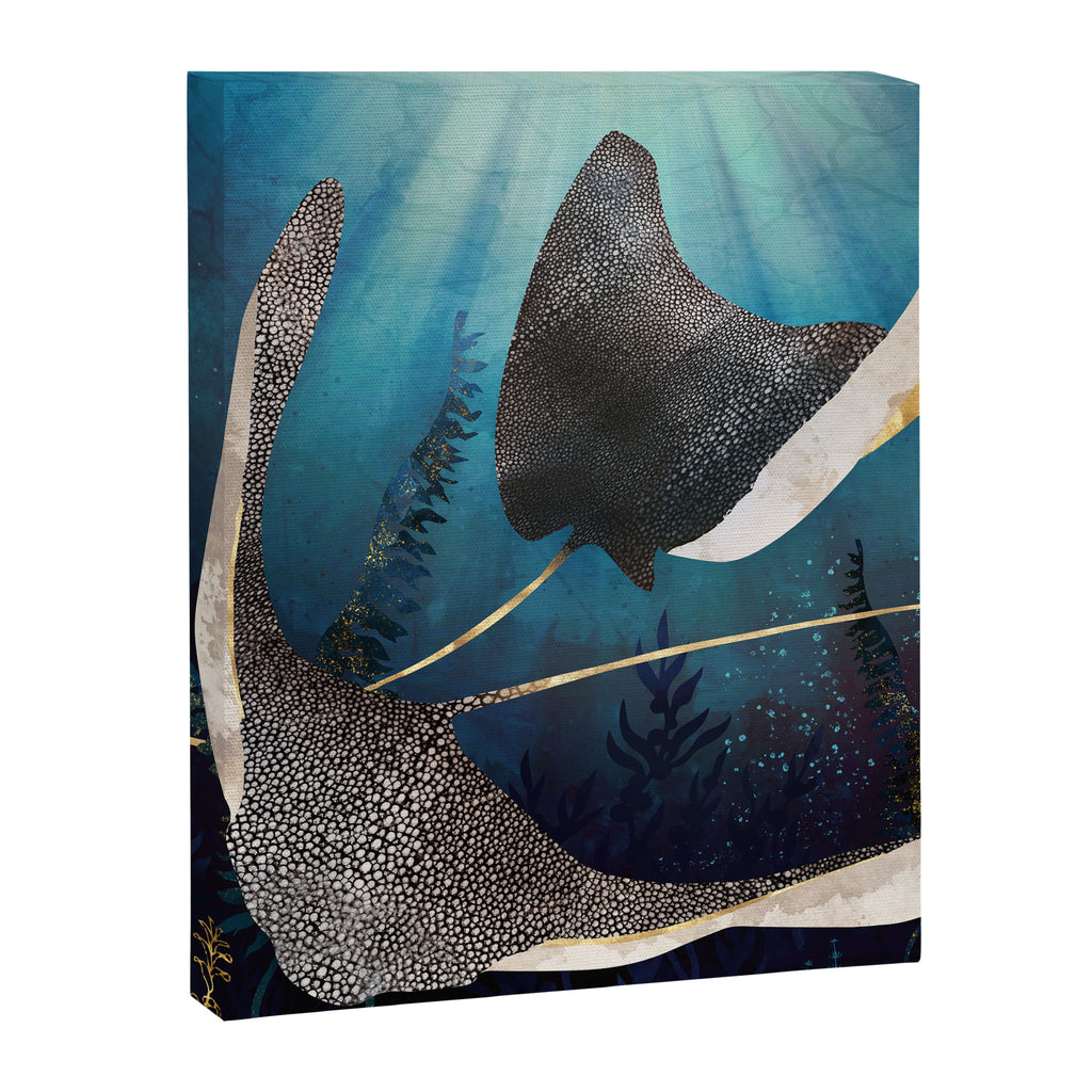 Metallic Stingray Canvas Print Gallery Image 8