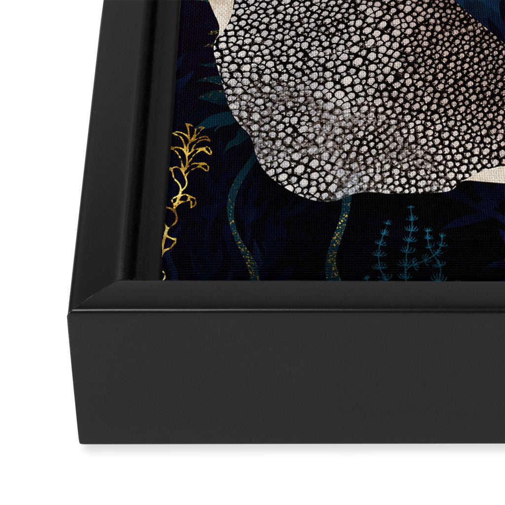 Metallic Stingray Framed Canvas Print Gallery Image 3