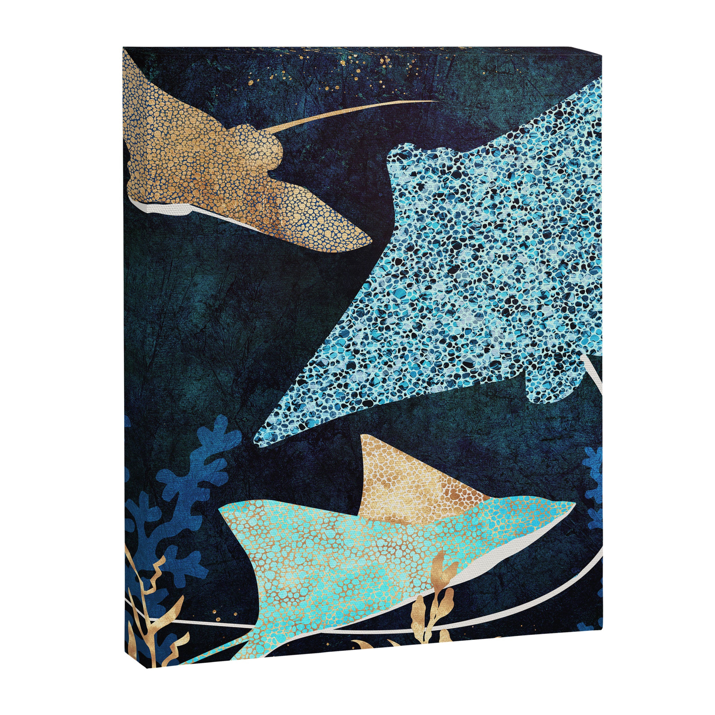 Metallic Stingray II Canvas Print Gallery Image 8