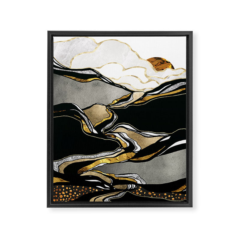 Metallic Vista Framed Canvas Print Gallery Image 8