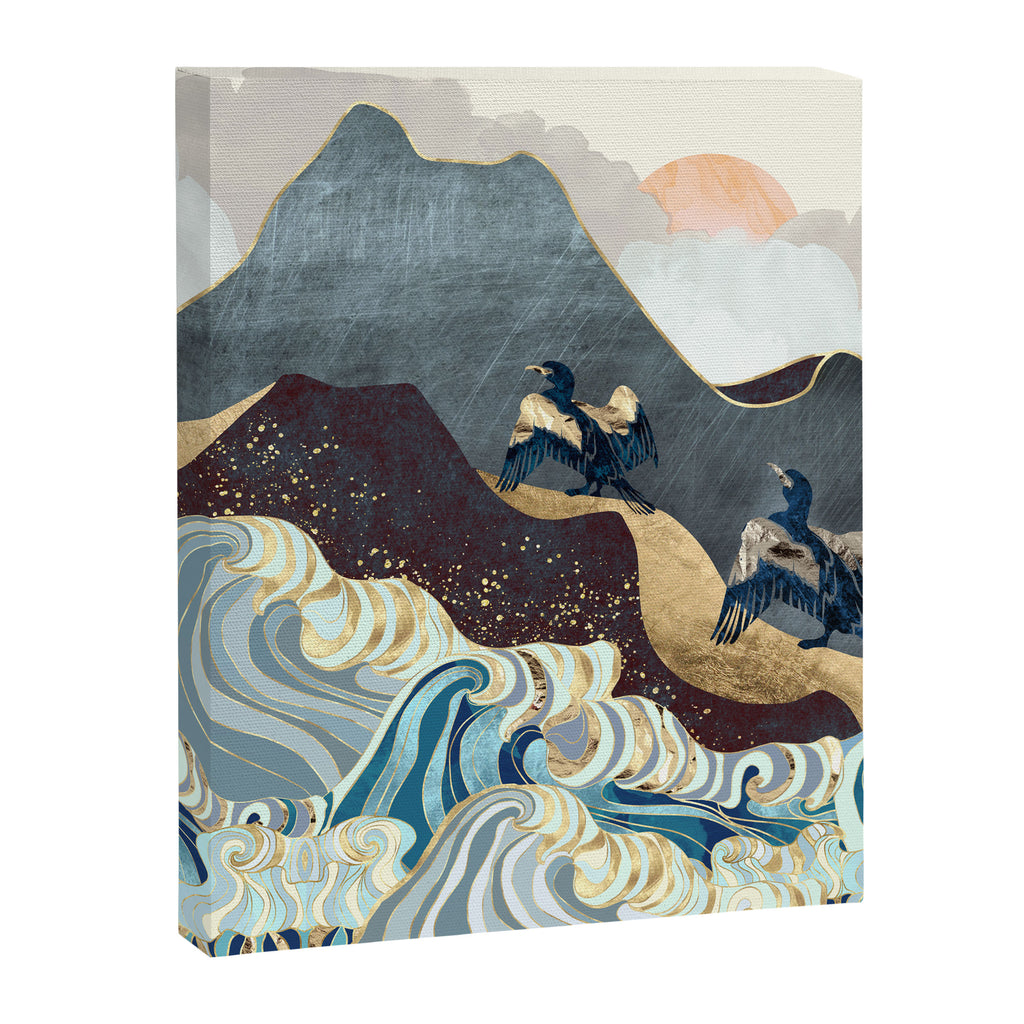 Metallic Waves Canvas Print Gallery Image 8