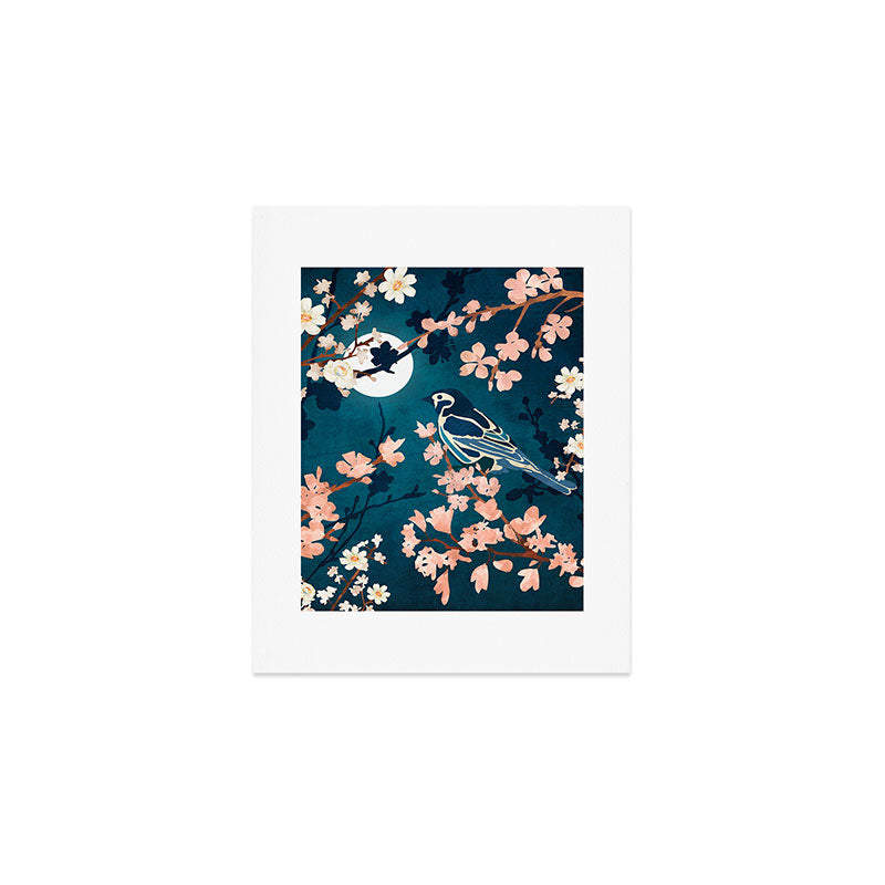 Midnight Blossom Art Print Gallery Image 1