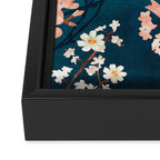 Midnight Blossom Framed Canvas Print Gallery Image 3