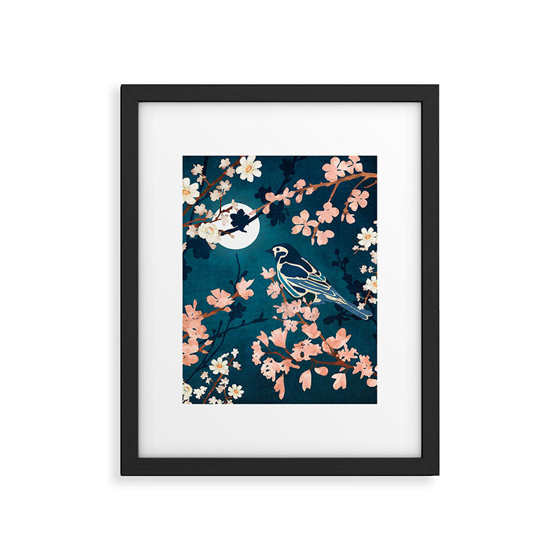 Midnight Blossom Framed Art Print Gallery Image 6