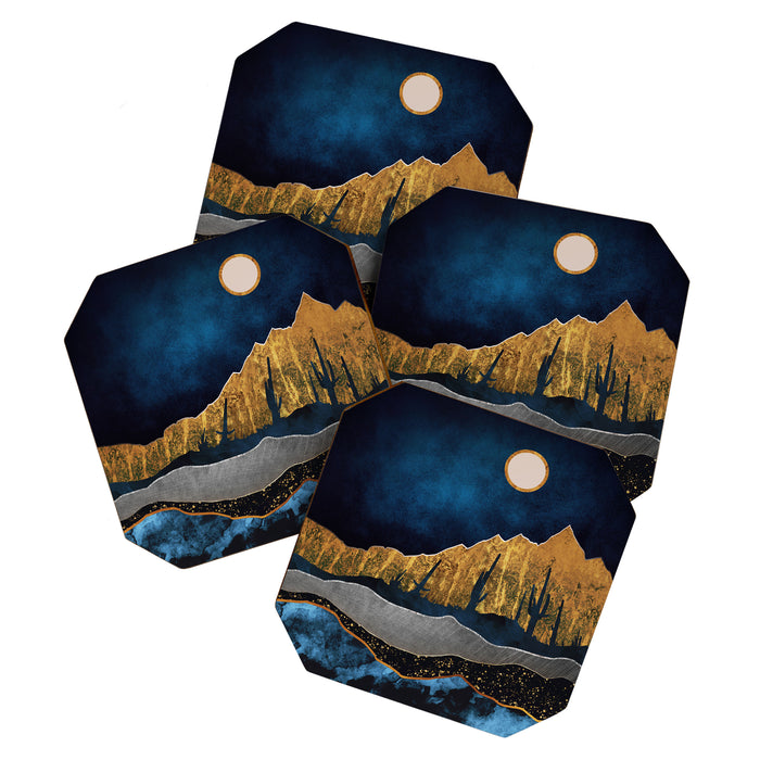 Midnight Desert Moon Coaster Gallery Image 1