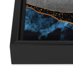 Midnight Desert Moon Framed Canvas Print Gallery Image 3