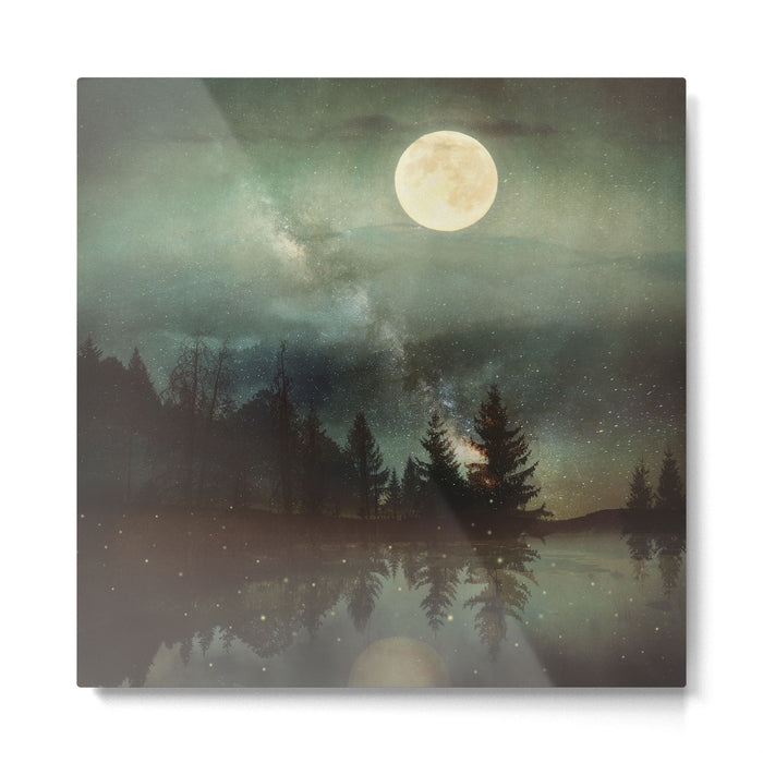Midnight Fireflies Metal Print Gallery Image 1