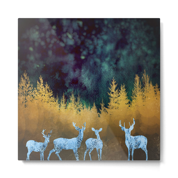 Midnight Meeting Metal Print Gallery Image 1