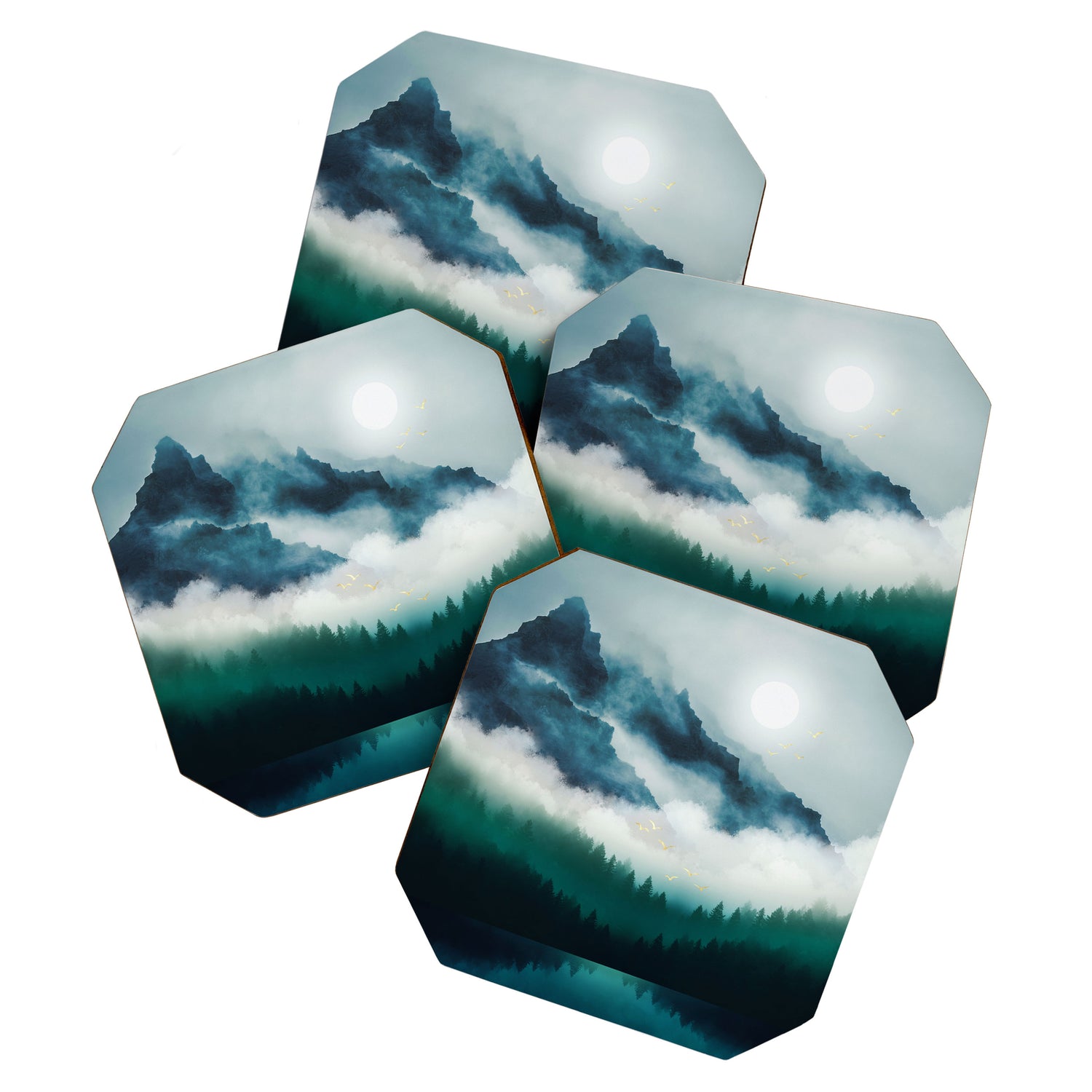 Midnight Moon Reflection Coaster Gallery Image 1