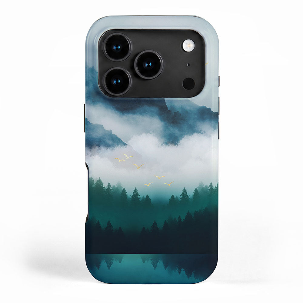 Midnight Moon Reflection iPhone Case Gallery Image 1