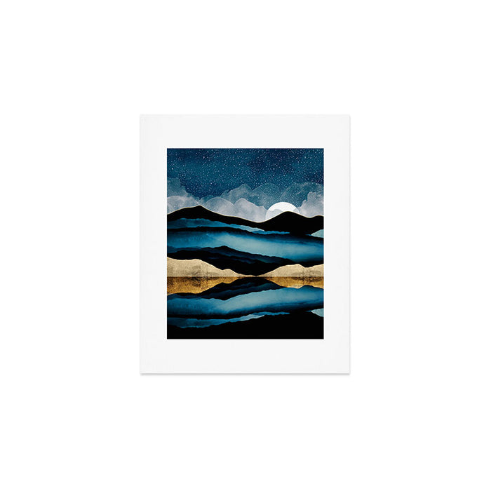 Midnight Mountain Art Print Gallery Image 1