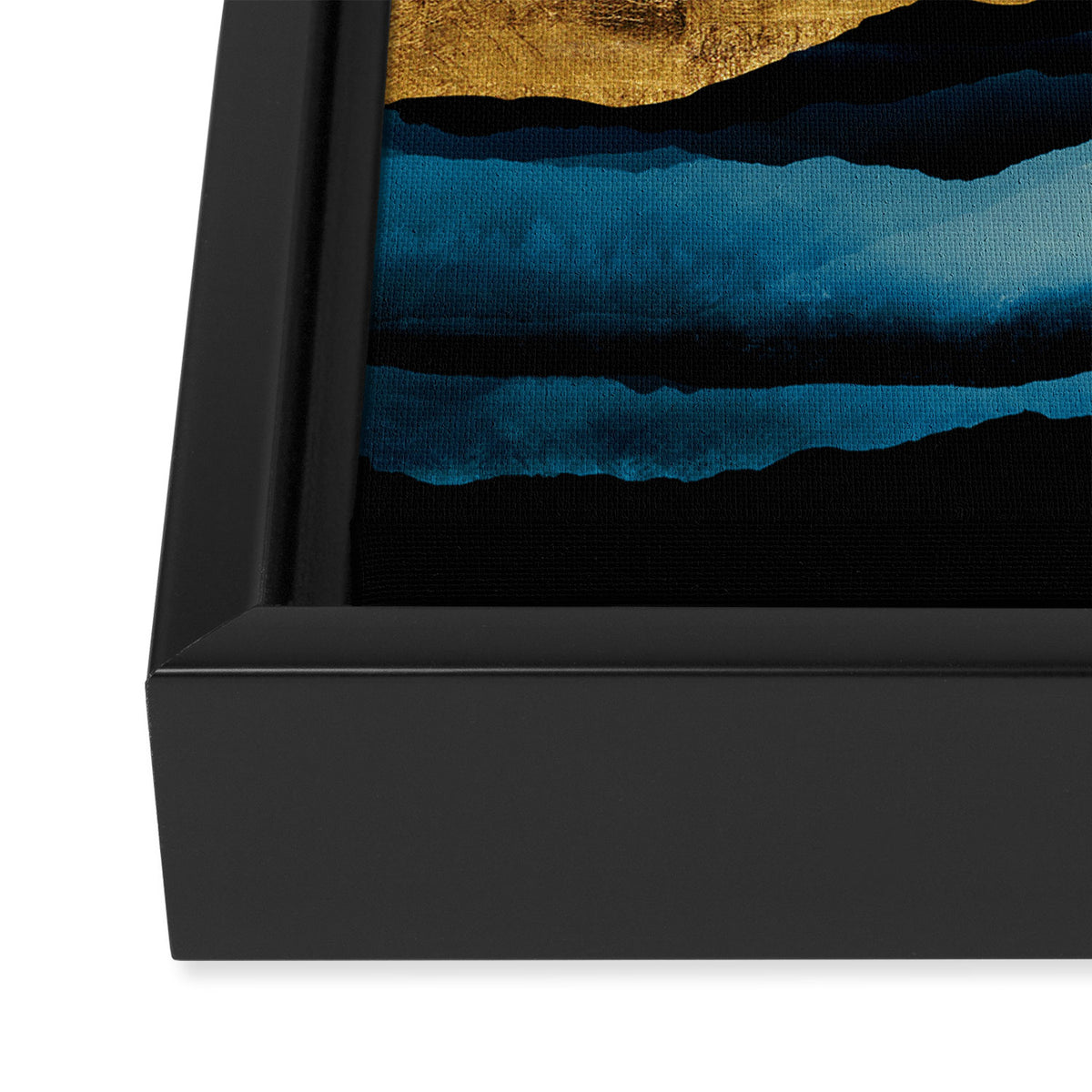 Midnight Mountain Framed Canvas Print Gallery Image 3