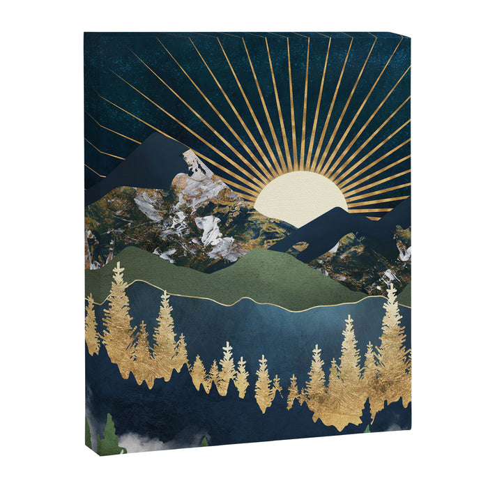 Midnight Mountains Canvas Print Gallery Image 1