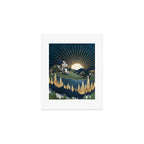 Midnight Mountains Art Print Gallery Image 1