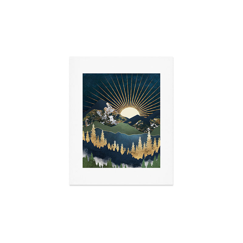Midnight Mountains Art Print Gallery Image 1