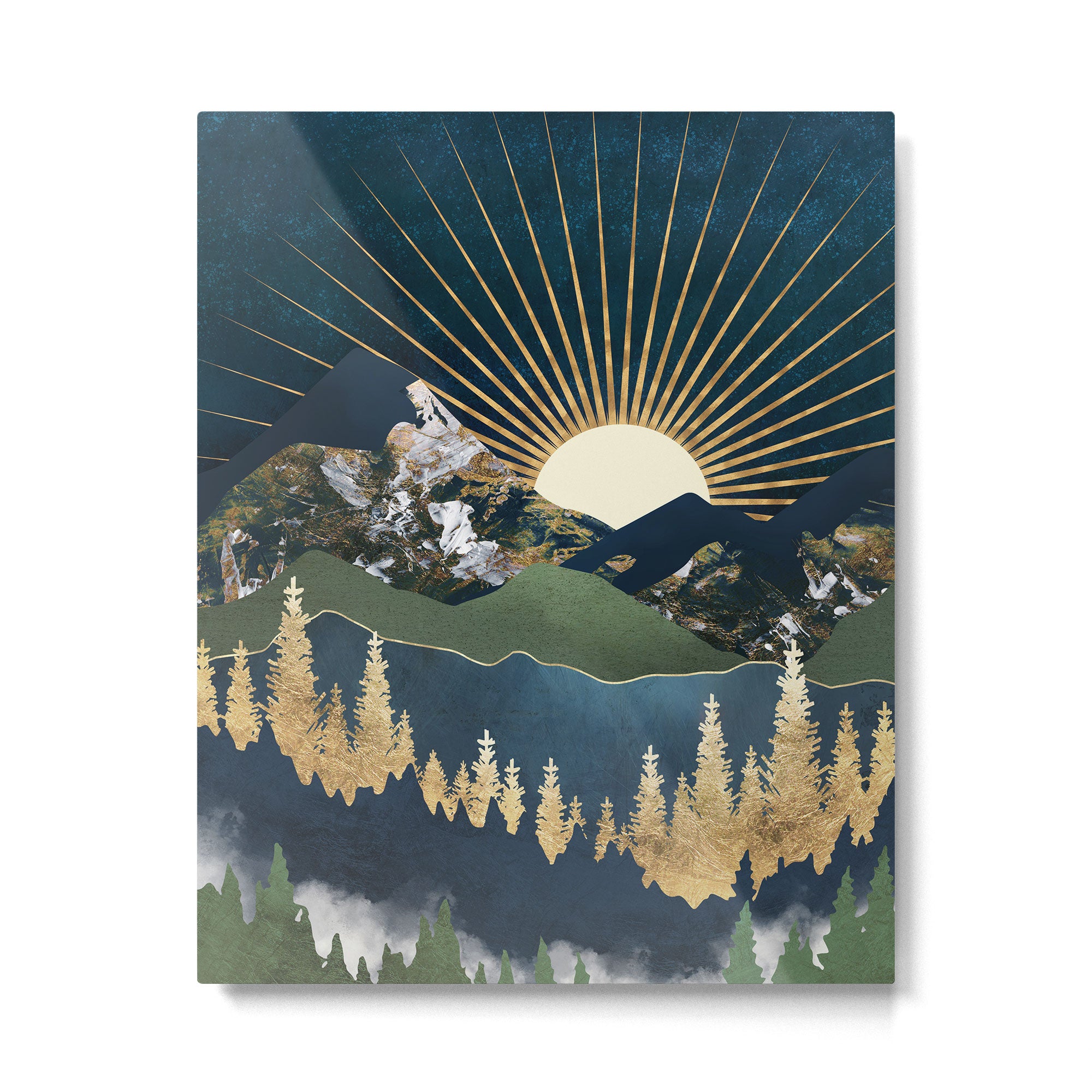 Midnight Mountains Metal Print Gallery Image 6