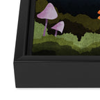 Midnight Mushrooms Framed Canvas Print Gallery Image 3