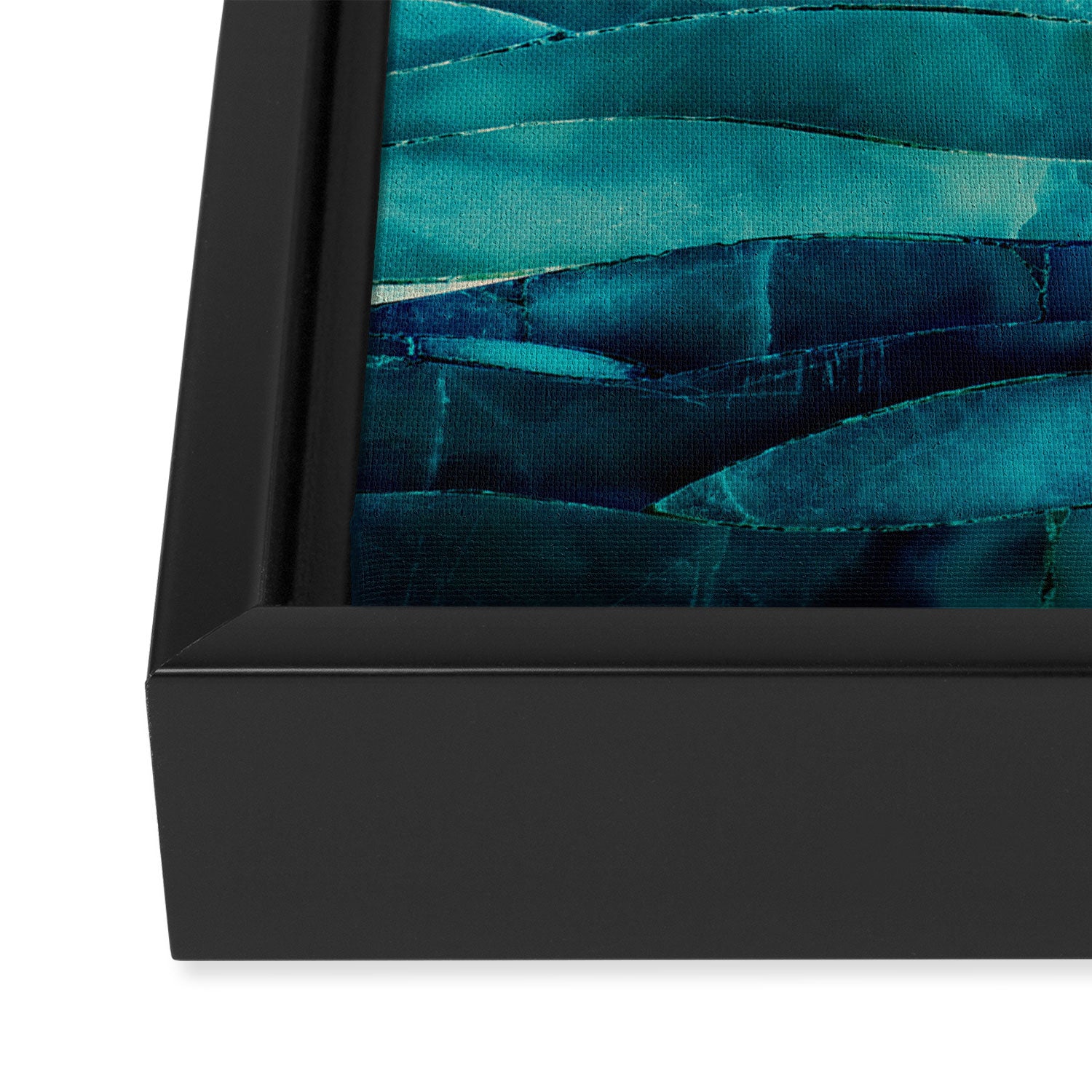 Midnight Ocean Framed Canvas Print Gallery Image 3