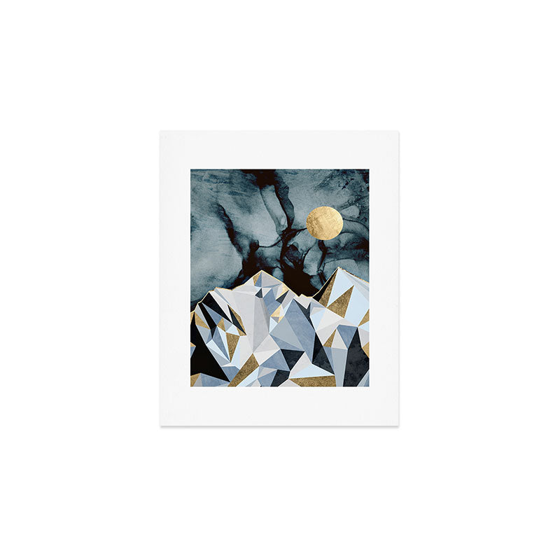 Midnight Peaks Art Print Gallery Image 1
