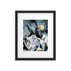 Midnight Peaks Framed Art Print Gallery Image 4