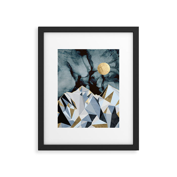 Midnight Peaks Framed Art Print Gallery Image 1
