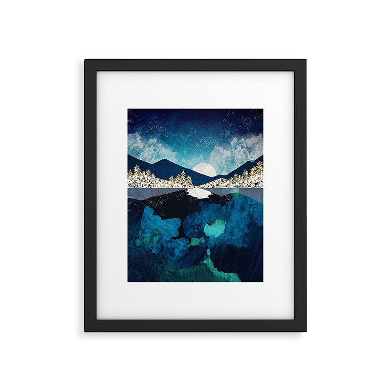 Midnight Water Framed Art Print Gallery Image 4