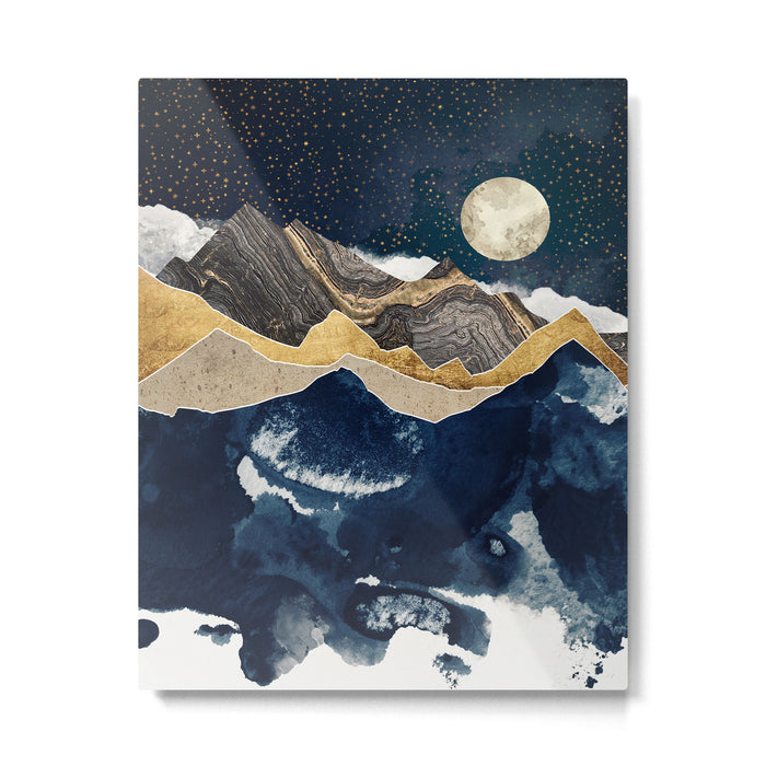Midnight Winter Metal Print Gallery Image 1