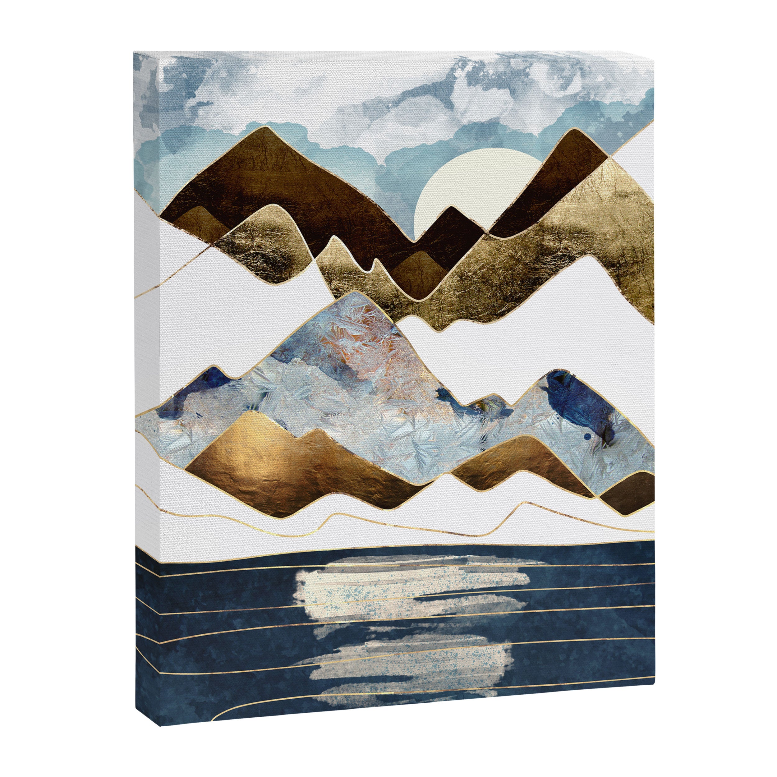 Minimal Abstract Mountains Canvas Print Gallery Image 8