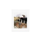 Minimal Leopards Art Print Gallery Image 1