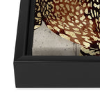 Minimal Leopards Framed Canvas Print Gallery Image 3