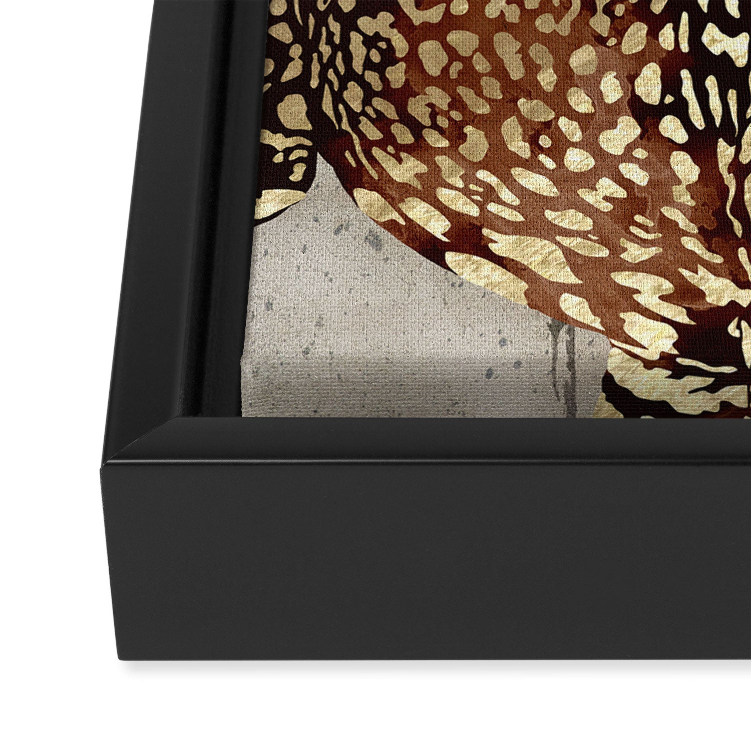 Minimal Leopards Framed Canvas Print Gallery Image 3