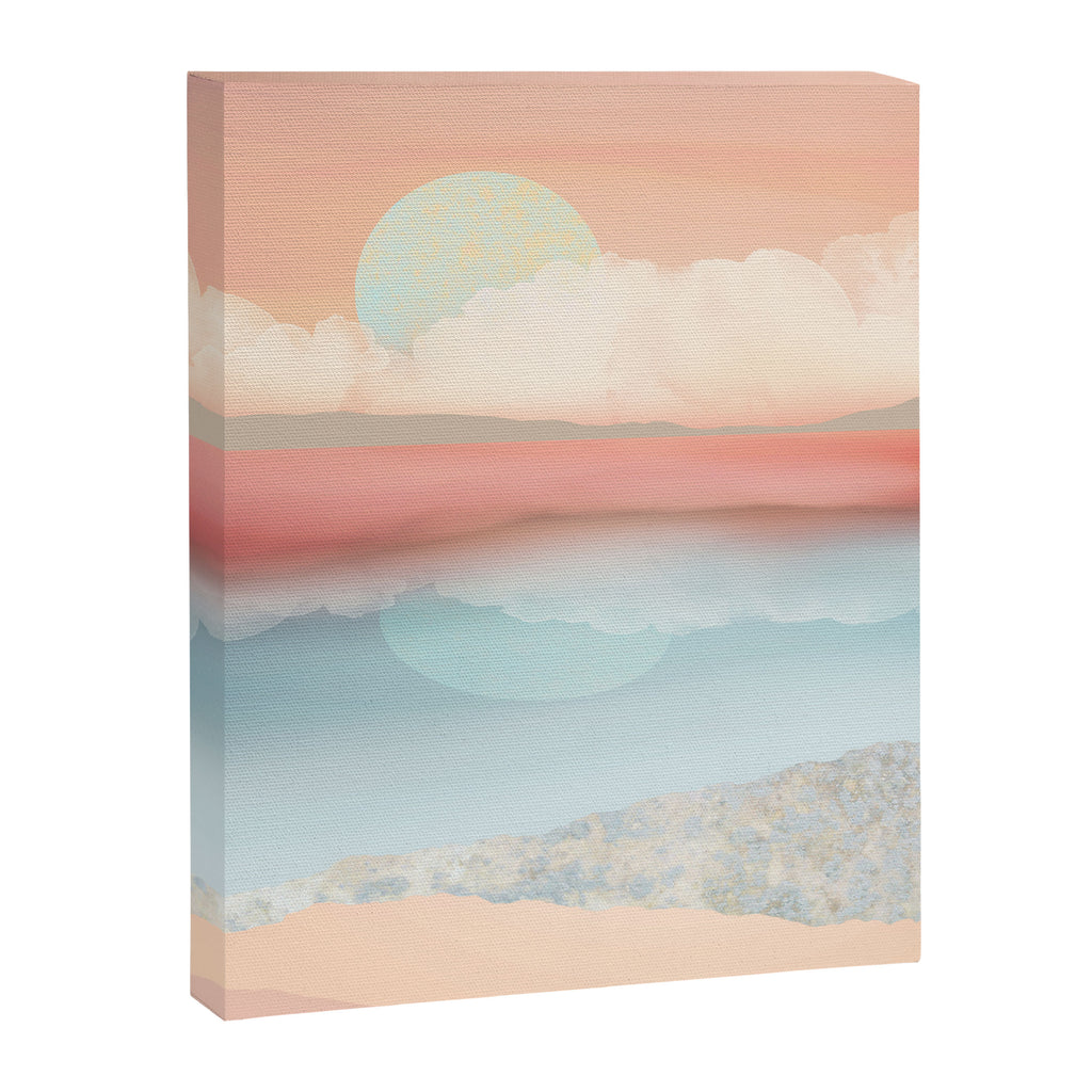 Mint Moon Beach Canvas Print Gallery Image 8