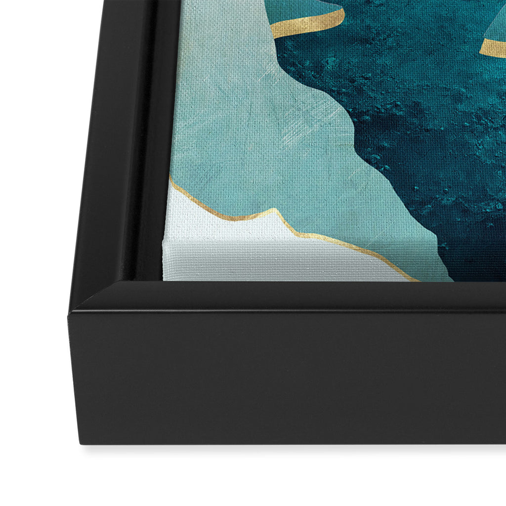 Mint Mountains Framed Canvas Print Gallery Image 3