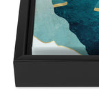Mint Mountains Framed Canvas Print Gallery Image 3