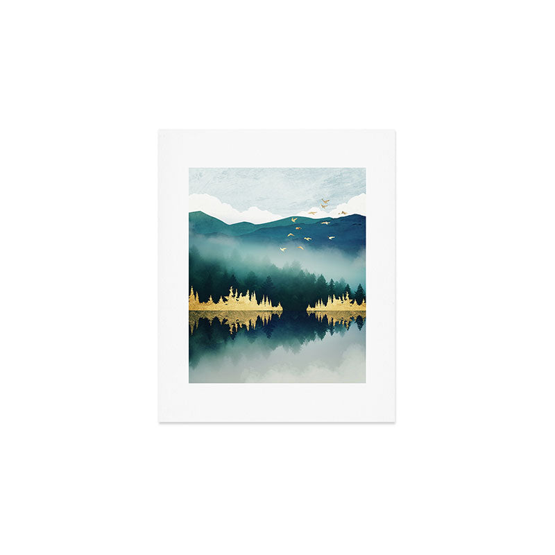 Mist Reflection Art Print Gallery Image 1