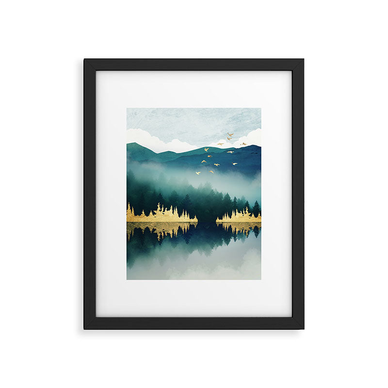 Mist Reflection Framed Art Print Gallery Image 6