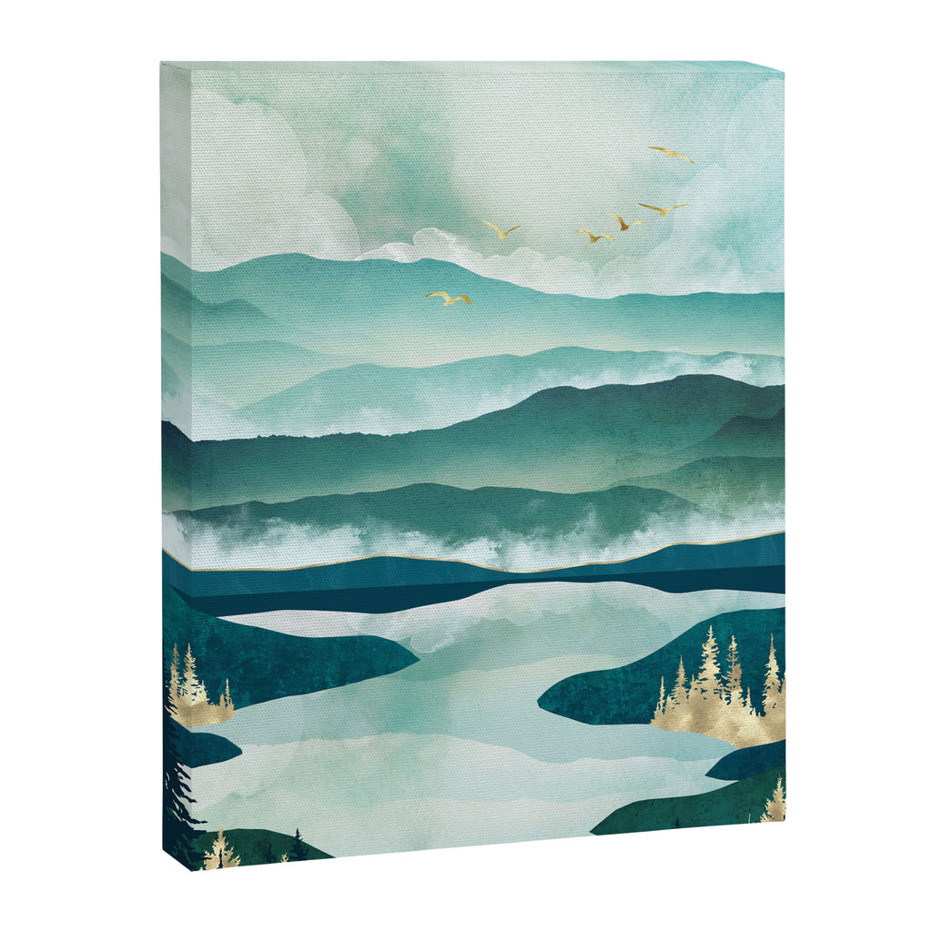 Misty Lake Canvas Print Gallery Image 8