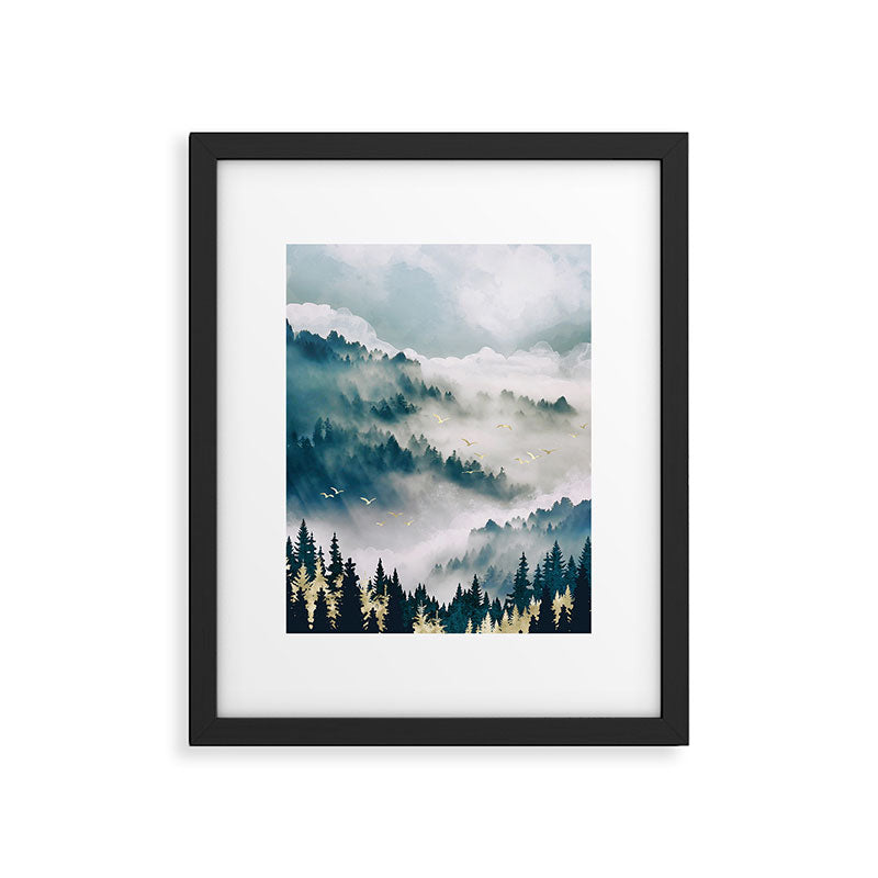 Misty Mountains Framed Art Print Gallery Image 6