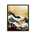 Misty Peaks Framed Canvas Print Gallery Image 8