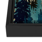 Misty Pines Framed Canvas Print Gallery Image 3