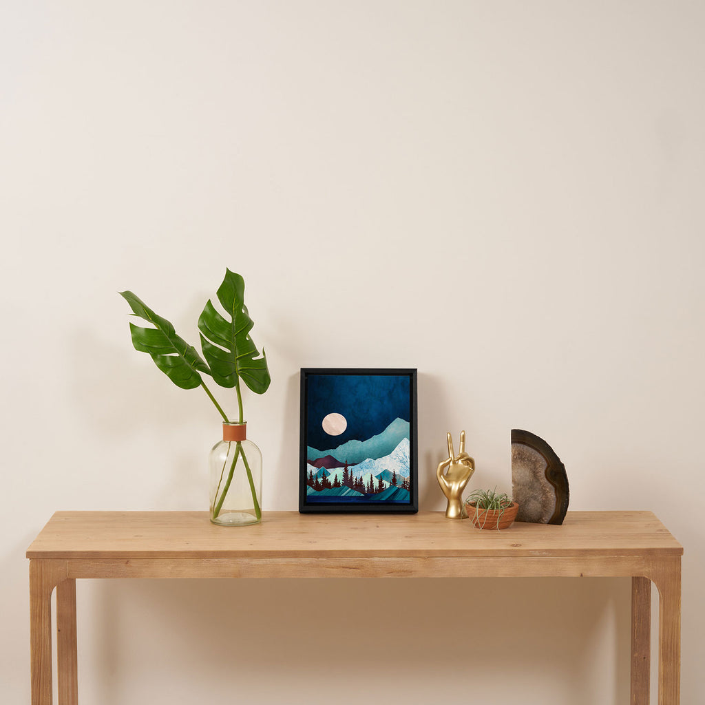 Moon Bay Framed Canvas Print Gallery Image 4