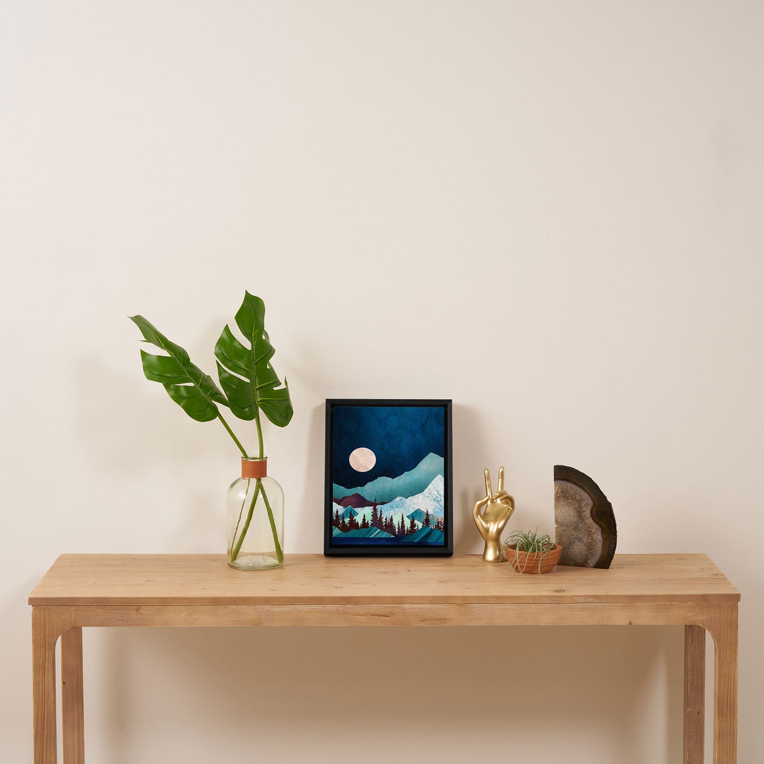 Moon Bay Framed Canvas Print Gallery Image 4